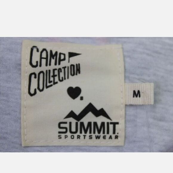 SUMMIT CAMP COLLECTION RAGLAND W/RAINBOW STRIPE TEXAS TECH SS TEE TSHIRT M NWT - Picture 6 of 7
